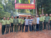 Giám đốc Sở NN và PTNT Phạm Thụy Luân kiểm tra công tác bảo vệ rừng, phòng cháy, chữa cháy rừng tại Ban Quản lý rừng phòng hộ Bù Đăng