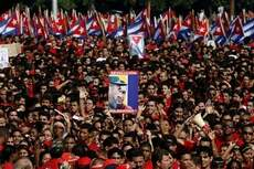 Cuộc tuần hành của các sinh viên Cu-ba trong ngày Quốc tế lao động tại Havana