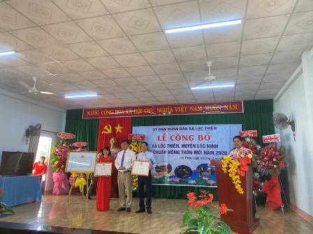 Lộc Ninh: Có thêm 02 xã được công nhận hoàn thành Nông thôn mới