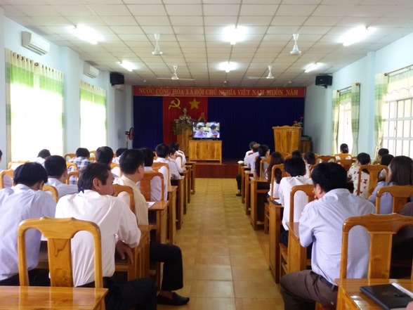 Quang cảnh chung của buổi học