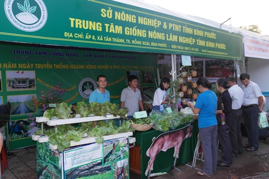 Trung tâm Giống Nông lâm nghiệp trưng bày cây giống