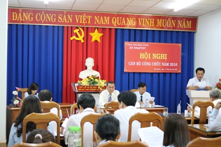 Hội nghị cán bộ công chức năm 2016