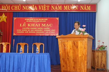 22 thí sinh tham gia kỳ thi sát hạch tuyển dụng viên chức các đơn vị sự nghiệp công lập của Sở