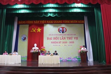 Đại hội Đảng bộ Sở NN và PTNT lần thứ VII nhiệm kỳ 2020-2025