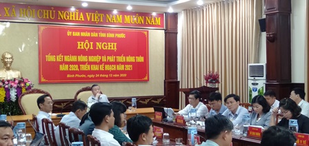 Hội nghị trực tuyến toàn quốc tổng kết năm 2020, triển khai kế hoạch năm 2021 ngành Nông nghiệp và Phát triển nông thôn