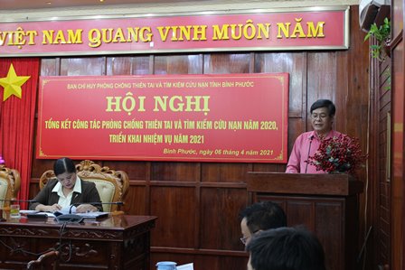 Hội nghị Tổng kết công tác phòng chống thiên tai  và tìm kiếm cứu nạn năm 2020